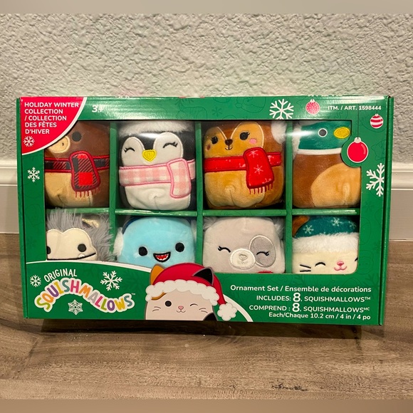 Squishmallows Other - Holiday 2022 Winter Collection Squishmallows Ornaments